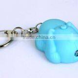Dog LED Light Keychain Promotion Gift With Sound Printed Logo thumbnail-1