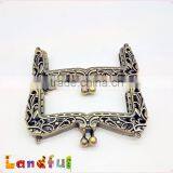 10.5cm M Shape Antique Bronze Handmade Kiss Lock Handbag Clutch Frame thumbnail-6