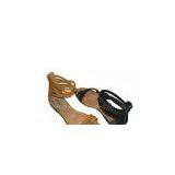 PU Material 2.5cm Heels CAMLE / BALCK Lady Strappy Flat Sandal With PU Material thumbnail-1