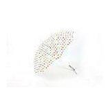 Windproof LED Lighted Umbrella Manual Open , Straight Rain Umbrella