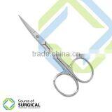 2015 Silver Plated Nail And Cuticle Scissors,Beauty Instruments B-NCS-23