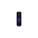 Transcend JetFlash 500 USB Flash Drive - 64 GB - Navy Blue