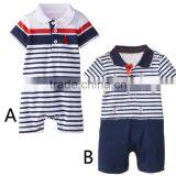 3-24 Months Baby Romper Clothes Short Sleeve Organic Cotton Baby Jumpsuit