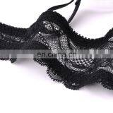 Low Price Best Selling Eyelash Lace Front Closure Transparent Lace Bralette thumbnail-3
