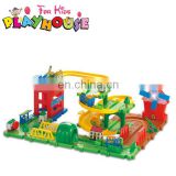 plastic B/O kids railway set toy