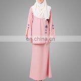 Baju Kebaya Design Muslim Beads Lady Baju Kurung Newest Malaysia Suit Long Sleeve Islamic Clothes thumbnail-2