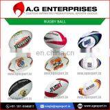 Promotional Cheap Rugby Ball / PU / PVC / Real Leather Rugby Ball Manufacturer