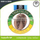 Custom Shape Medals With Soft Enamel Proess , Sublimation Printing Ribbon thumbnail-1