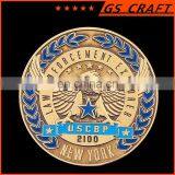 3D Gold Plated Metal Two Sides Gold Coin/sliver Coin/bronze Coin thumbnail-2