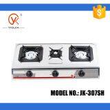 Stainless Steel Body Three Burner Table Gas Stove (JK-307SH) thumbnail-3