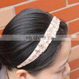 Elastic Headband With Rhinestone Pearl Hair Accessories Bohemia Crystal Pearl Elastic Hair Bands Women thumbnail-3