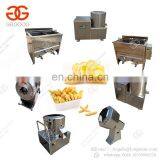 Industrial Semi Automatic Frying Equipment Sweet Potato Chips French Fries Production Line Small Potato Chips Making Machine thumbnail-2