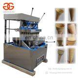 CE Approved Pizza Sugar Cone Egg Waffle Rolling Machinery Ice Cream Cone Making Machine
