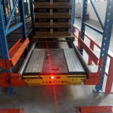Cold-rolled Steel Automated Pallet Racking System Radio Shuttle Racking System