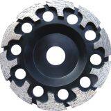T Shape Tornado Grinding Cup Wheel Diamond Grinding Cup Wheel Disc for Concrete Granite Marble Stone thumbnail-1