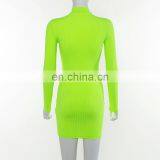 Hot Selling Zip up Rib Fabric Good Quality Full Bodysuits For Women Adults thumbnail-7