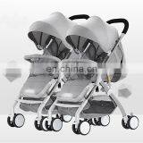 2018 European Luxury Baby Twin Stroller 3 in 1 thumbnail-5