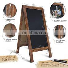 Rustic Magnetic A-Frame Advertising Chalkboard Sign 40