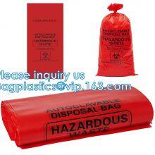 BIOHAZARD AUTOCLAVABLE,ASBESTOS, MEDICAL WASTE DISPOSAL SACKS, PATIENT BELONGING,SPECIMEN SAMPLING BAG thumbnail-5