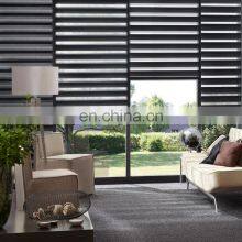 Smart Wifi Tuya App Controlled Rolling Sun Zwave Blind Horizontal Roller Blinds Motorised Zebra Shades Duo Shade thumbnail-2