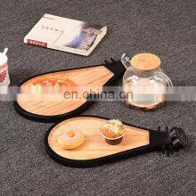 Hotel Characteristic Pipa Shape Home Creative Bamboo Serving Tray thumbnail-4