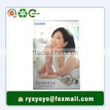 Promotional Hard Plastic pp L Shape a4 Pocket File Folder