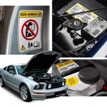 Automotive Labels Durable Adhesive Labels