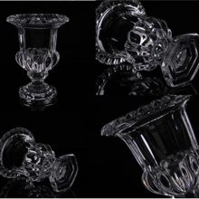 Crystal Vase Transparent Tall Crystal Thicken Glass Wedding Home Decoration Vases thumbnail-4
