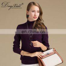 New Casual Women Sweaters Mongolian High Neck Chunky Cable 100 % Cashmere Sweater thumbnail-4