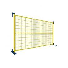 Wholesales Price Fence Galvanized 50*100mm Construction Canada Temporary Fence thumbnail-1
