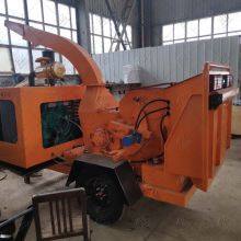 Drum Wood Chipper Portable Diesel Engine Wood Grinder Wood Chipping Machine thumbnail-5
