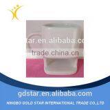 Ceramic Cup Cookies, Ceramic Coffee Mug With Biscuit Holder thumbnail-2