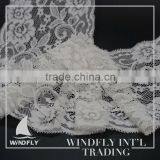 Custom Design Machine Knitted Lace Guipure White thumbnail-5