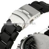 New Black & Blue Silicon Material Men Watches For Sport thumbnail-6