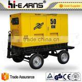 50KW Silent Three Phase Trailer Power Diesel Generator