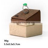 AN127 ANPHY Single Leather Base Ring Jewelry Stand Holder Display Stock 5.5*5.5*5.7cm 96g