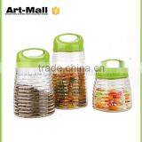 High Quality Hot New Products 2016 Glass Coffee Canister,tea Sugar Coffee Storage Jar With Spoon