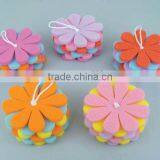Colorful Flower Shape Bath Sponge Kitchen Cleaning Sponge