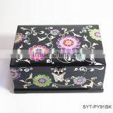 Luxury mother of pearl wooden jewelry boxes with lock