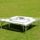 High Sale Korea Barbecue Folding Table 2 Tables thumbnail-2