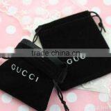 Promotional Printed Drawstring Gift Velvet Bag/Pouch thumbnail-1