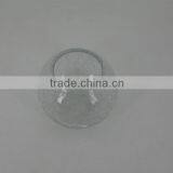 Good Quality Clear Crackle Glass Vase thumbnail-3