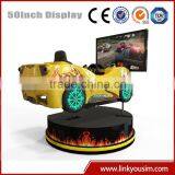 Electric Motion Ride 360 Degree Racing Car 3d Games Racing Car Simulator