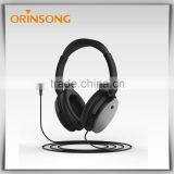 2015 professional oem noise resistant aviation headphone