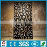 Decorative Black Color Wrought Iron Laser Cut Hanging Room Divider thumbnail-5