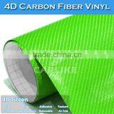 Air Bubble Free 5x98FT CARLIKE Adhesive 4D Carbon Fiber Car Wrap Film thumbnail-5