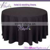 Cheap Round Table Cloth, Basic Poly Tablecloth, White Tablecloth( Dia-132", 120", 90", 78", 70"), Iron-free, Seamless Quality Choice thumbnail-3