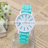Fashion Summer Candy Color Electronic Quartz Movement Silicone Watches thumbnail-5