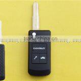 2 Buttons Modified Remote Flip Key Case Shell for Chevrolet Lova With Right Blade thumbnail-1