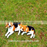 SIDE-LYING BEAGLE SITTING BEAGLE Plush Toy Dog